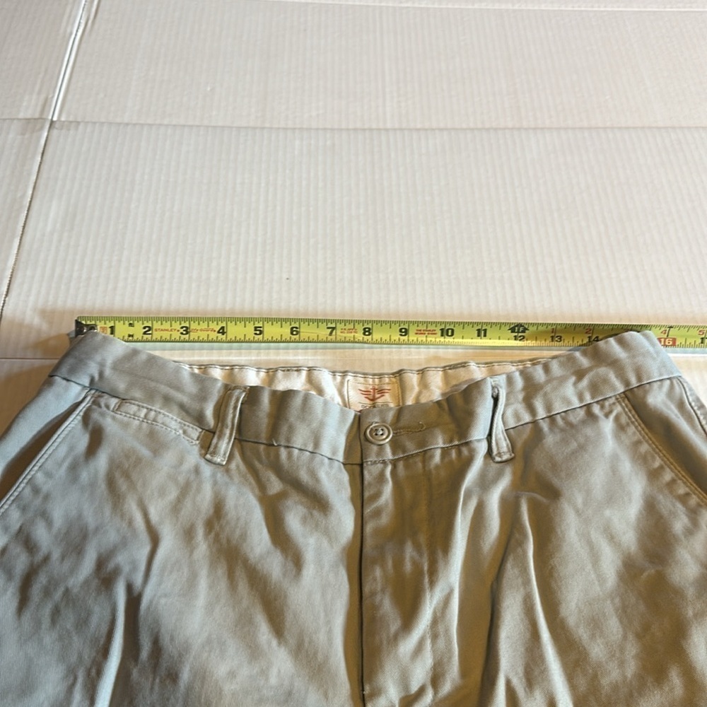 Dockers khaki D3 classic pants zipper front pockets front & back w buttons back - Picture 4 of 12